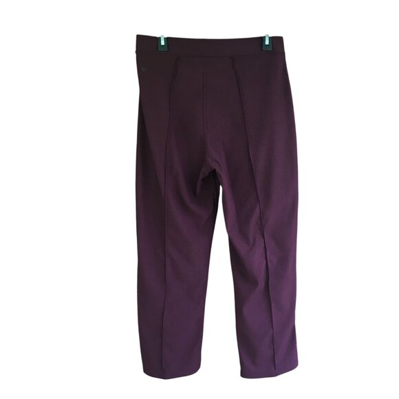 Lululemon Urban Strides Pants Women's Size 10 Pull On Super High Rise Cassis - Picture 2 of 11